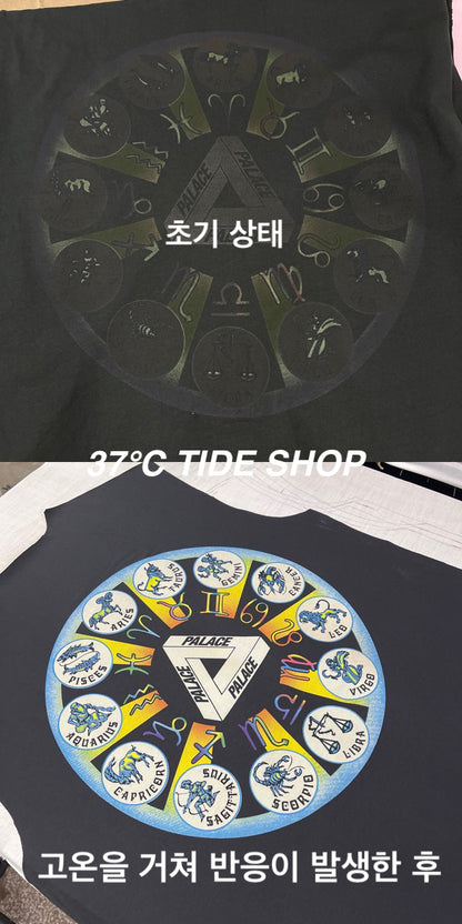 37도 / 팔라스 반팔티 , Black- P Zodigac T-Shirt