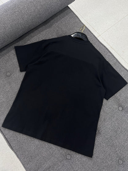 대리석 / 버버리 오프셋 자수 T, BBR23 봄 여름 신풍, 군마 로고 티셔츠