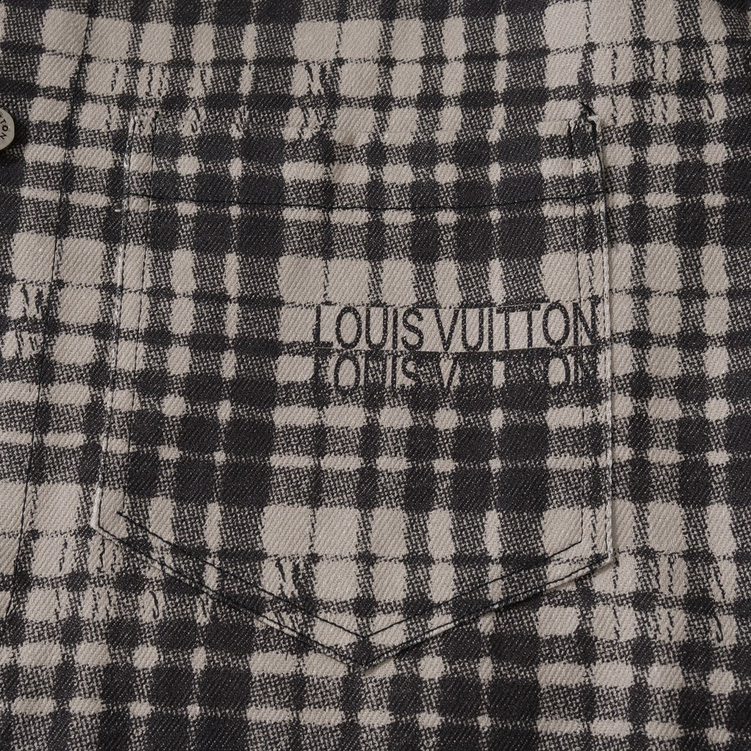 BVG / 루이비통 기하학적 스타일 셔츠 자켓