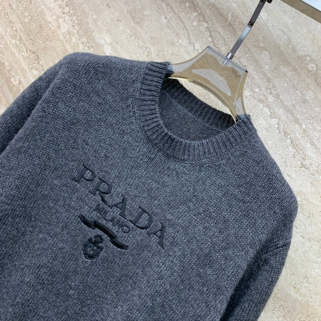 블랙프라임 / 프라다 반팔 니트 스웨터    2가지색상