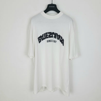 GTR / 발렌시아가 23SS 리버스 레터 반소매 티셔츠