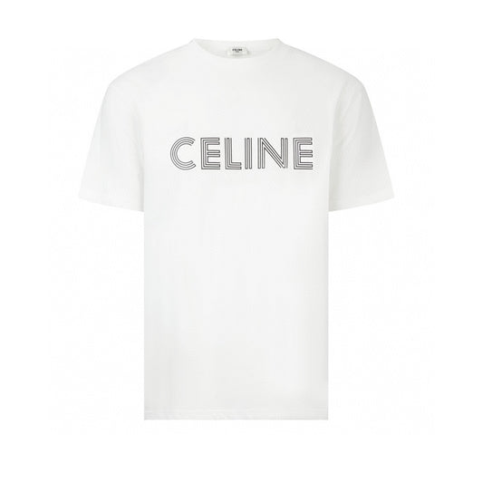 잔디집 / 셀린느 라인 로고 반팔 티셔츠
