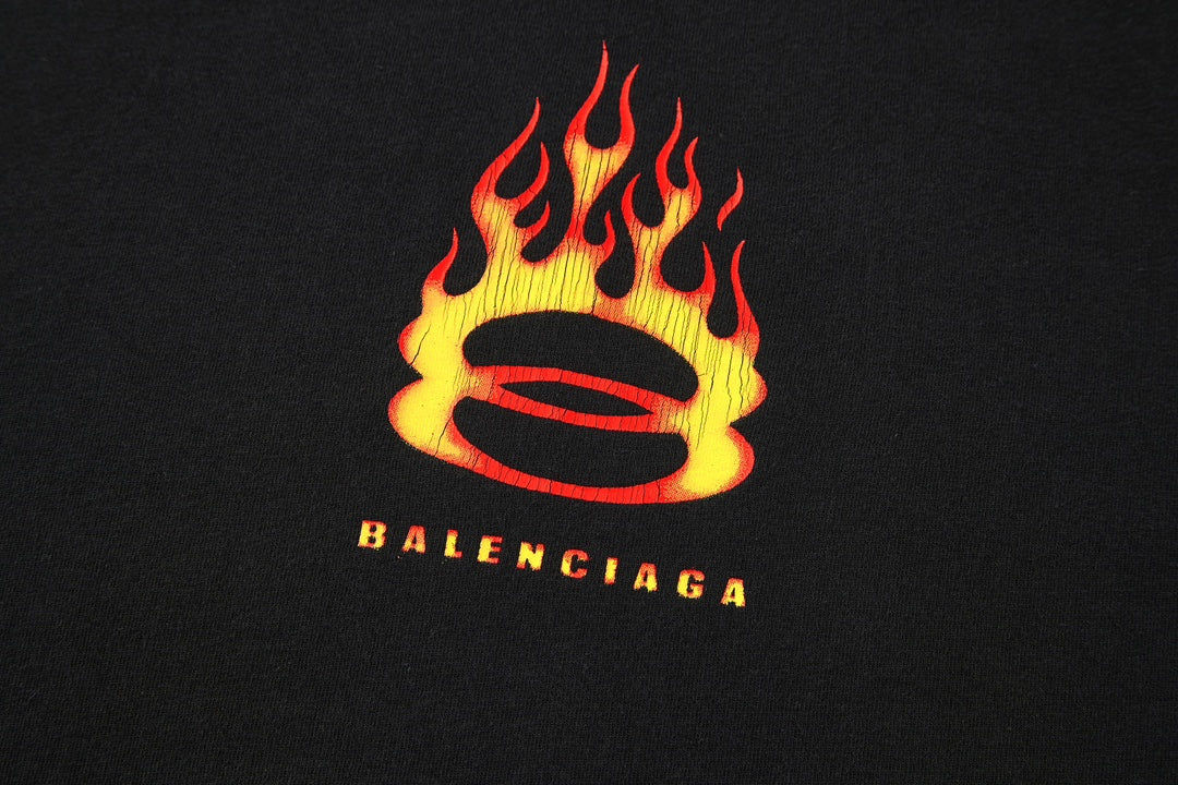 잔디집 / 발렌시아가 반팔티 , Balenciaga 24SS 플레임 8 티셔츠