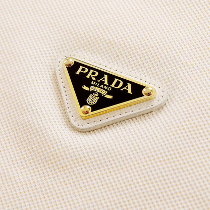 BVG / 프라다 24ss 코튼 트라이앵글 로고 반소매 폴로셔츠