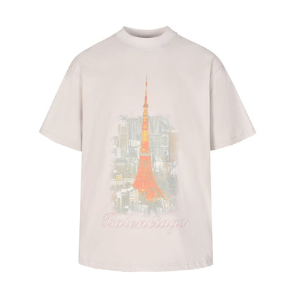 잔디집 / 발렌시아가 반팔티 , Balenciaga Japan Ginza Limited Tokyo Tower 반팔티