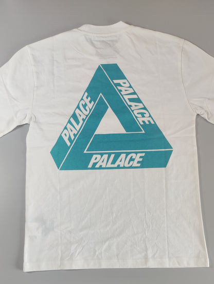 탑팔라스 / 팔라스 반팔티 ,  Palace Reacto Tri-Ferg T-Shirt White