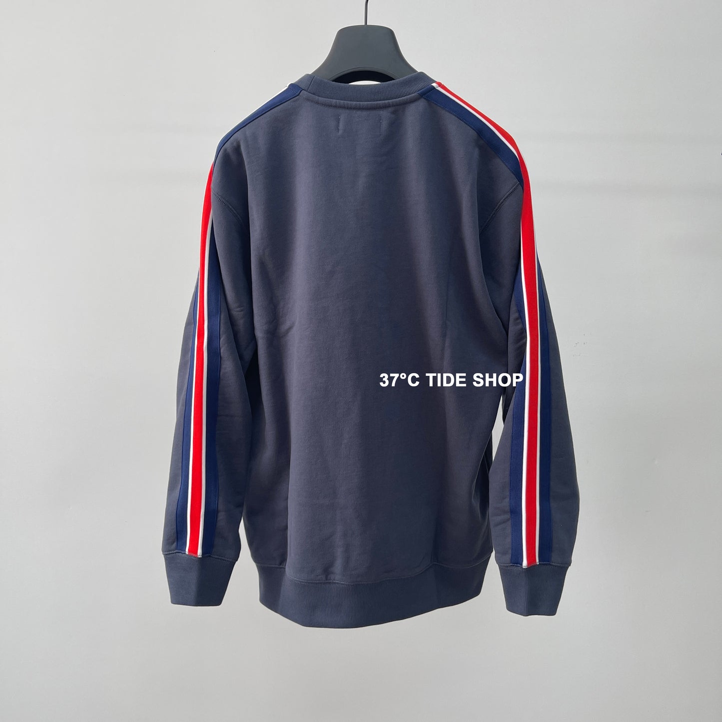 37도 / 팔라스 맨투맨 , PALACE Flag Stripe Crew Navy