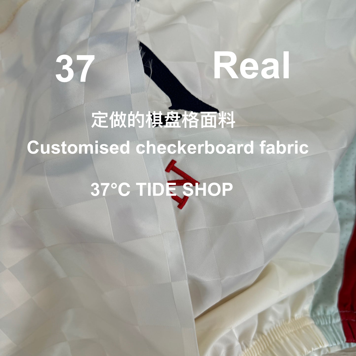 37도 / KITH 24SS CHECKERED SATIN