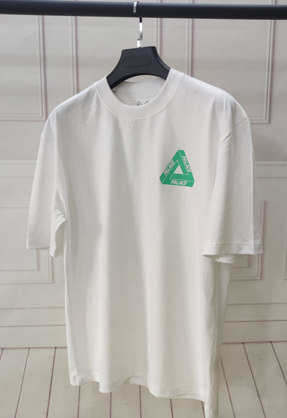 탑팔라스 / 팔라스 반팔티 ,  Palace Reacto Tri-Ferg T-Shirt White