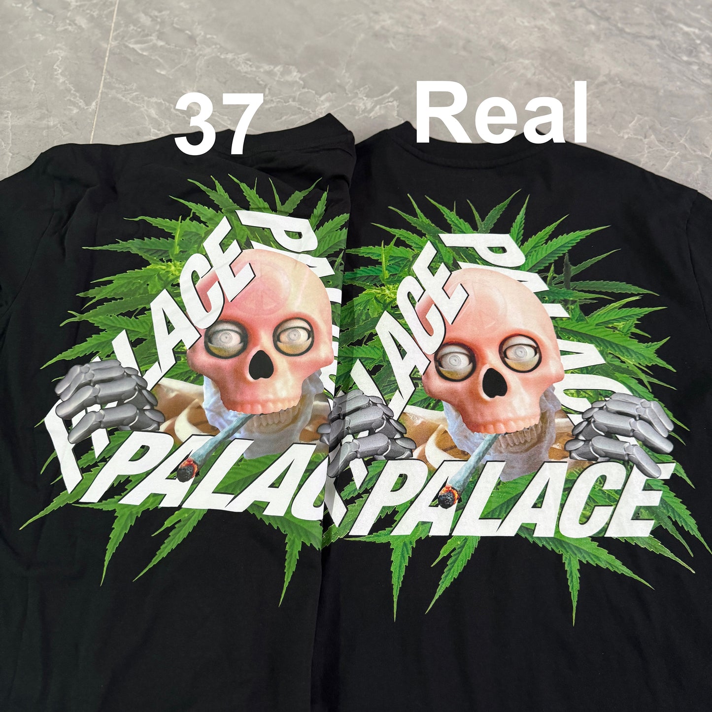 37도 / 팔라스 PALACE BAKED P3 T-SHIRT