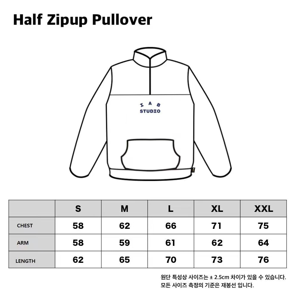 탑아이앱 / 아이앱 하프 집업 풀오버 라이트 그레이/ Half Zip-Up Pullover Light G