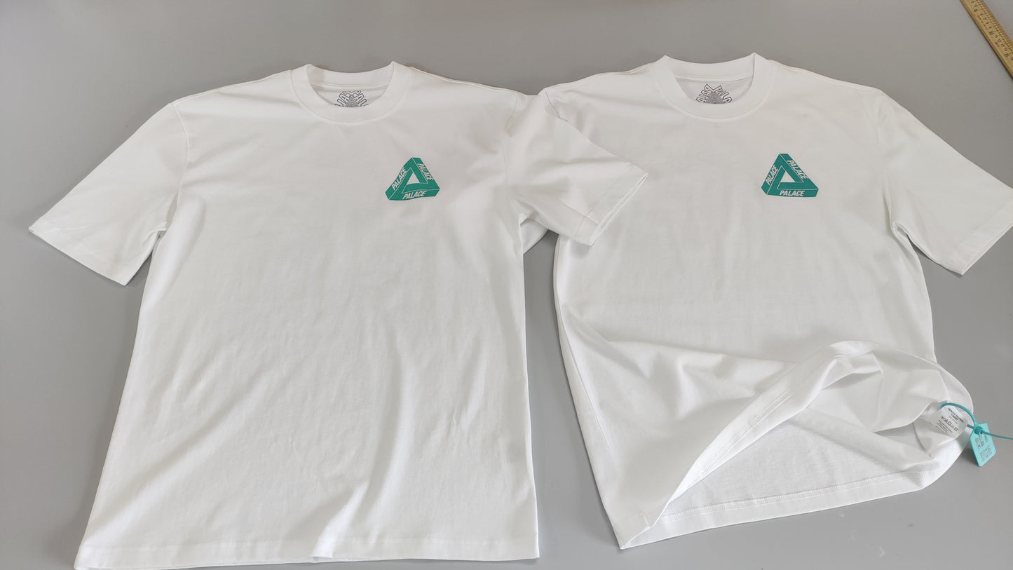 탑팔라스 / 팔라스 반팔티 ,  Palace Reacto Tri-Ferg T-Shirt White