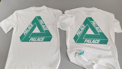 탑팔라스 / 팔라스 반팔티 ,  Palace Reacto Tri-Ferg T-Shirt White