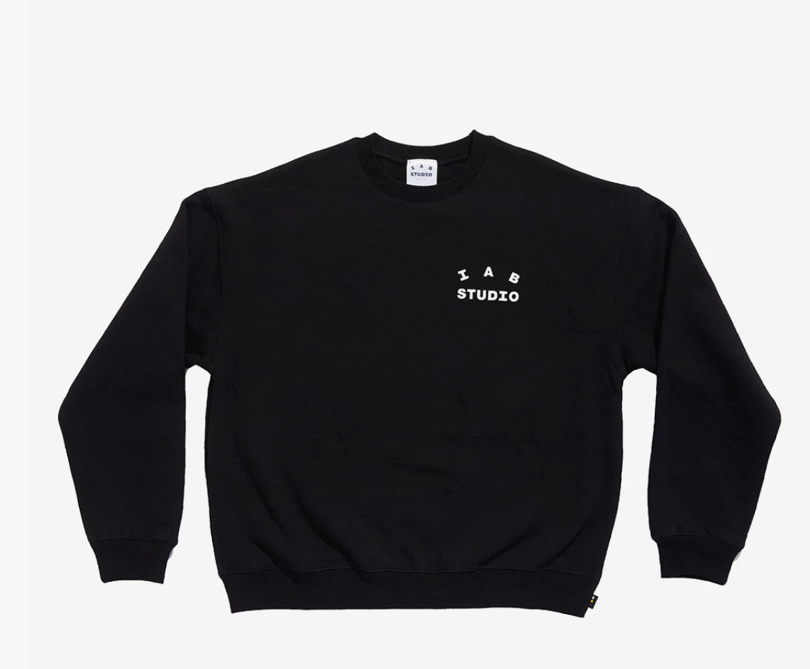 탑아이앱 / 아이앱 맨투맨 , 스웨트셔츠 블랙 / Sweatshirt Black