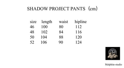 말스튜디오 / 스톤아일랜드 섀도우 프로젝트 10주년 워싱 팬츠