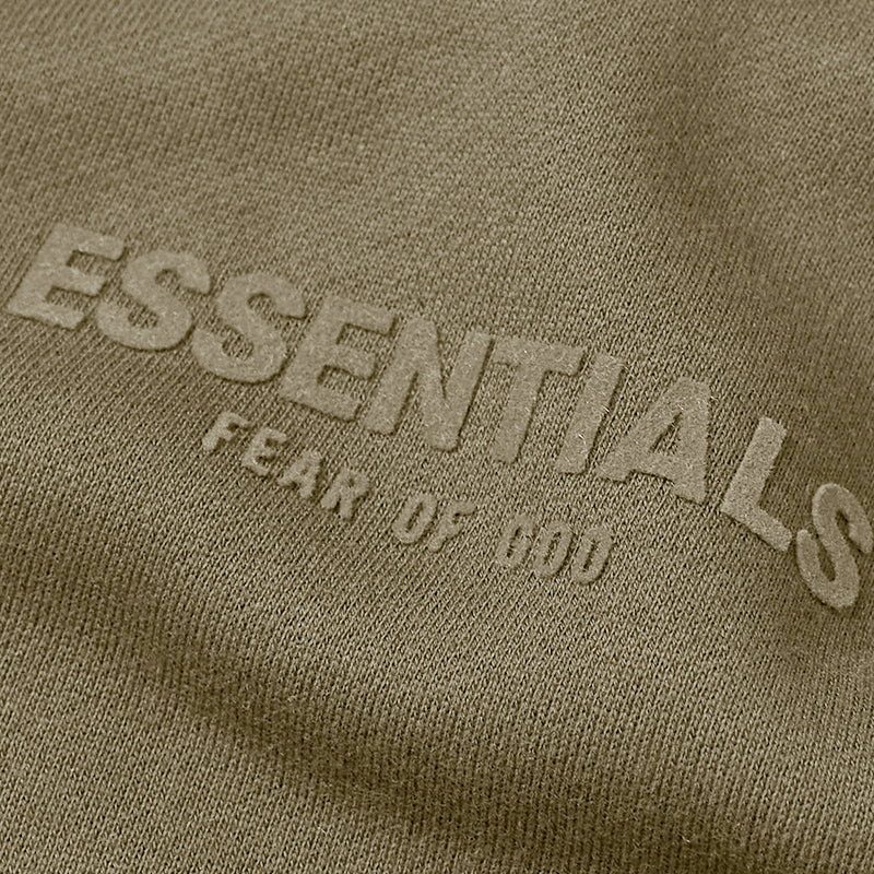 세나 / FOG ESSENTIALS 여덟 번째 시즌 더블 라인 하이 스트리트 루즈 캐주얼 플로킹 프린트 노헴 스웨터