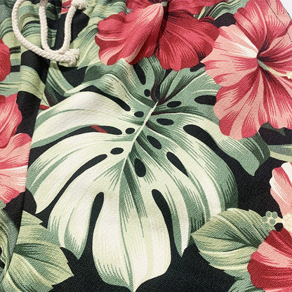 세나 / 여름 여름 착용 하와이안 비치 7색 위장 꽃무늬 드로스트링 반바지 남성