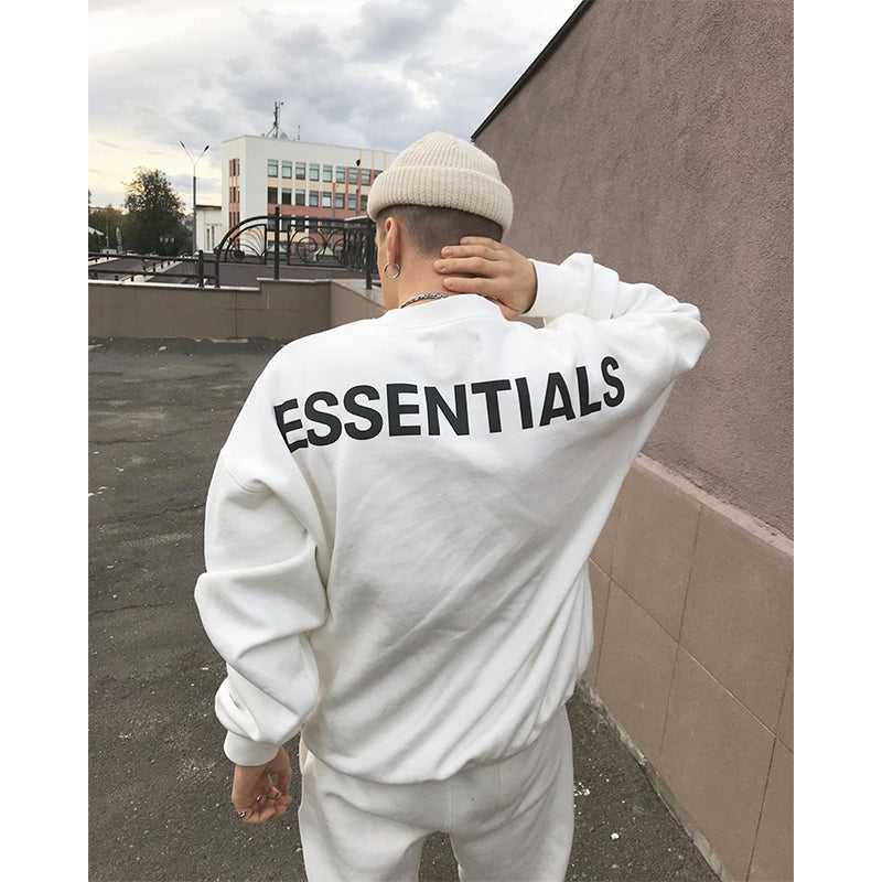 세나 /  FOG ESSENTIALS FEAR OF GOD 더블 라인 하이 스트리트 3M 반사 프린트 레터 스웨터