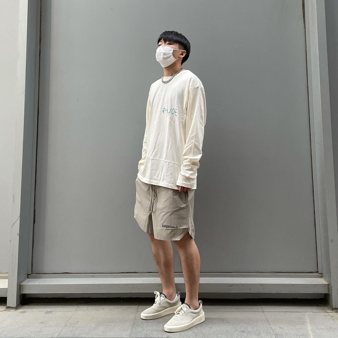 세나 / FOG FEAR OF GOD ESSENTIALS 더블 라인 일곱 번째 시즌 3M 반사 드로스트링 나일론 반바지