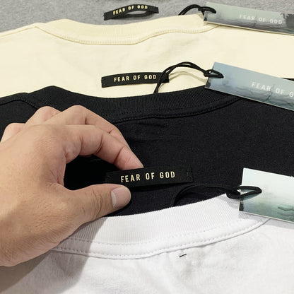 세나 / FOG FEAR OF GOD 여섯 번째 시즌 메인 라인 루즈 하이 스트리트 FG 풍부하고 고귀한 프린트 내마모성 반팔 티셔츠