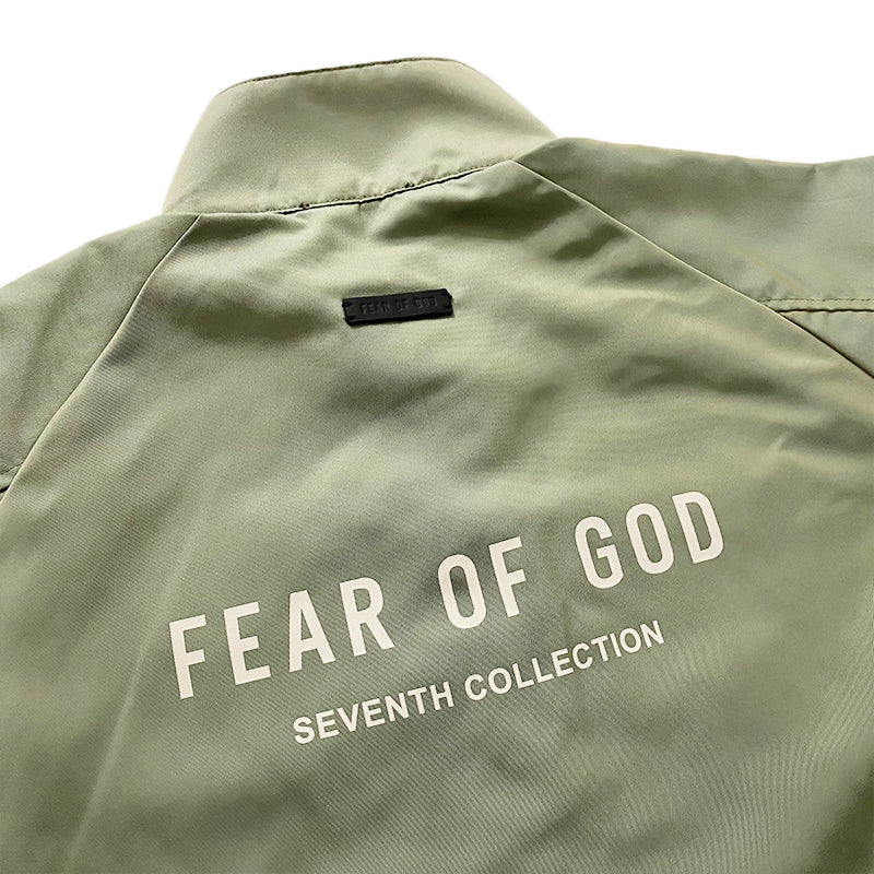 세나 /  FEAR OF GOD FOG 메인 라인 일곱 번째 시즌 하이 스트리트 스타일 올드 칼라 느슨한 나일론 재킷