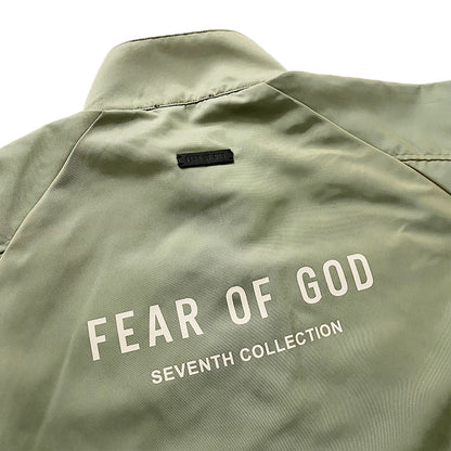 세나 /  FEAR OF GOD FOG 메인 라인 일곱 번째 시즌 하이 스트리트 스타일 올드 칼라 느슨한 나일론 재킷