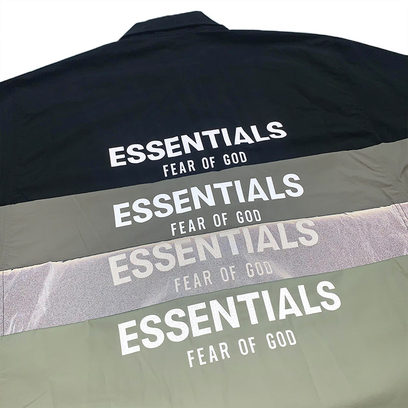 세나 / FOG ESSENTIALS FEAR OF GOD 일곱 번째 시즌 더블 트랙 하이 스트리트 3M 반사 코치 재킷