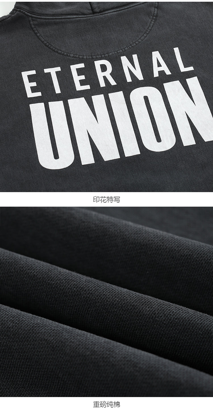 세나 / FEAR OF GOD x UNION 영원한 편지 프린트 워시 워터 루즈 스웨터