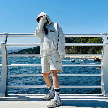 세나 / FOG FEAR OF GOD ESSENTIALS 더블 라인 7시즌 하이 스트리트 드로스트링 3M 반사 반바지