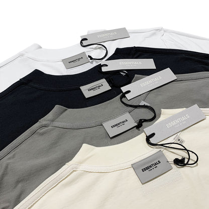 세나 / 더블 라인 하이 스트리트 글루 레터 긴소매 티셔츠