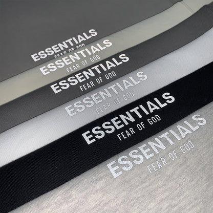 세나 / FOG ESSENTIALS FEAR OF GOD 일곱 번째 시즌 더블 라인 하이 스트리트 반사 문자 스탠드 칼라 스웨터