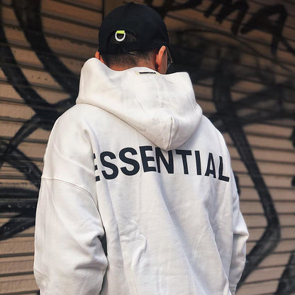 세나 /  FOG ESSENTIALS FEAR OF GOD 더블 라인 하이 스트리트 반사 문자 프린트 후드 스웨터