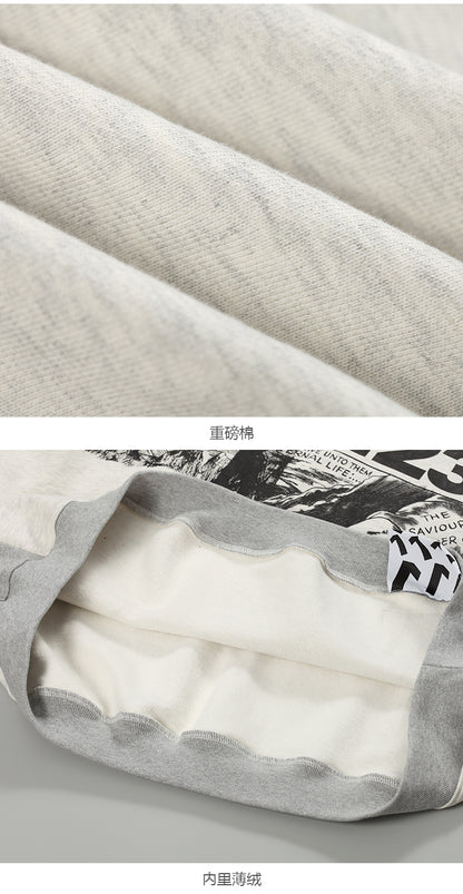 세나 /  RRR123 FOG FEAR OF GOD High Street God's imprint 프린트 워시 워터 루즈 라운드 넥 스웨터