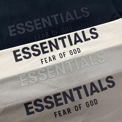 세나 / FOG ESSENTIALS 더블 라인 일곱 번째 시즌 하이 스트리트 캐주얼 느슨한 작은 뾰족한 칼라 접착 폴로 셔츠