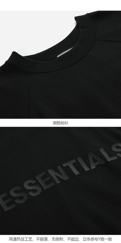 세나 / FOG ESSENTIALS FEAR OF GOD 일곱 번째 시즌 이중선 풀 문자 인쇄 스웨터