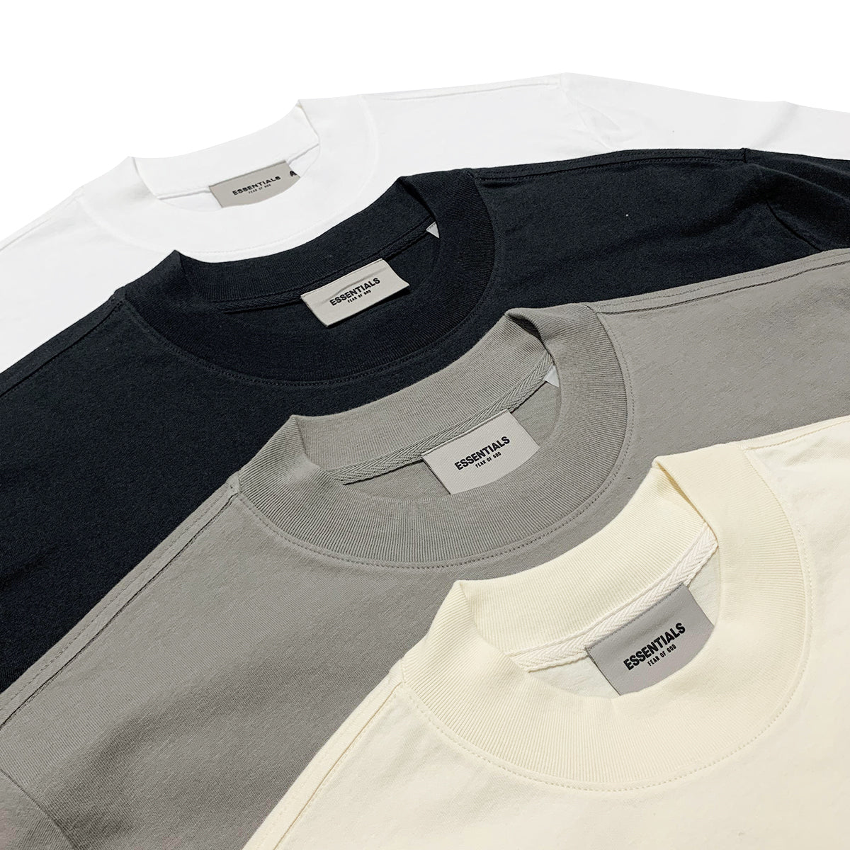 세나 / 더블 라인 하이 스트리트 글루 레터 긴소매 티셔츠