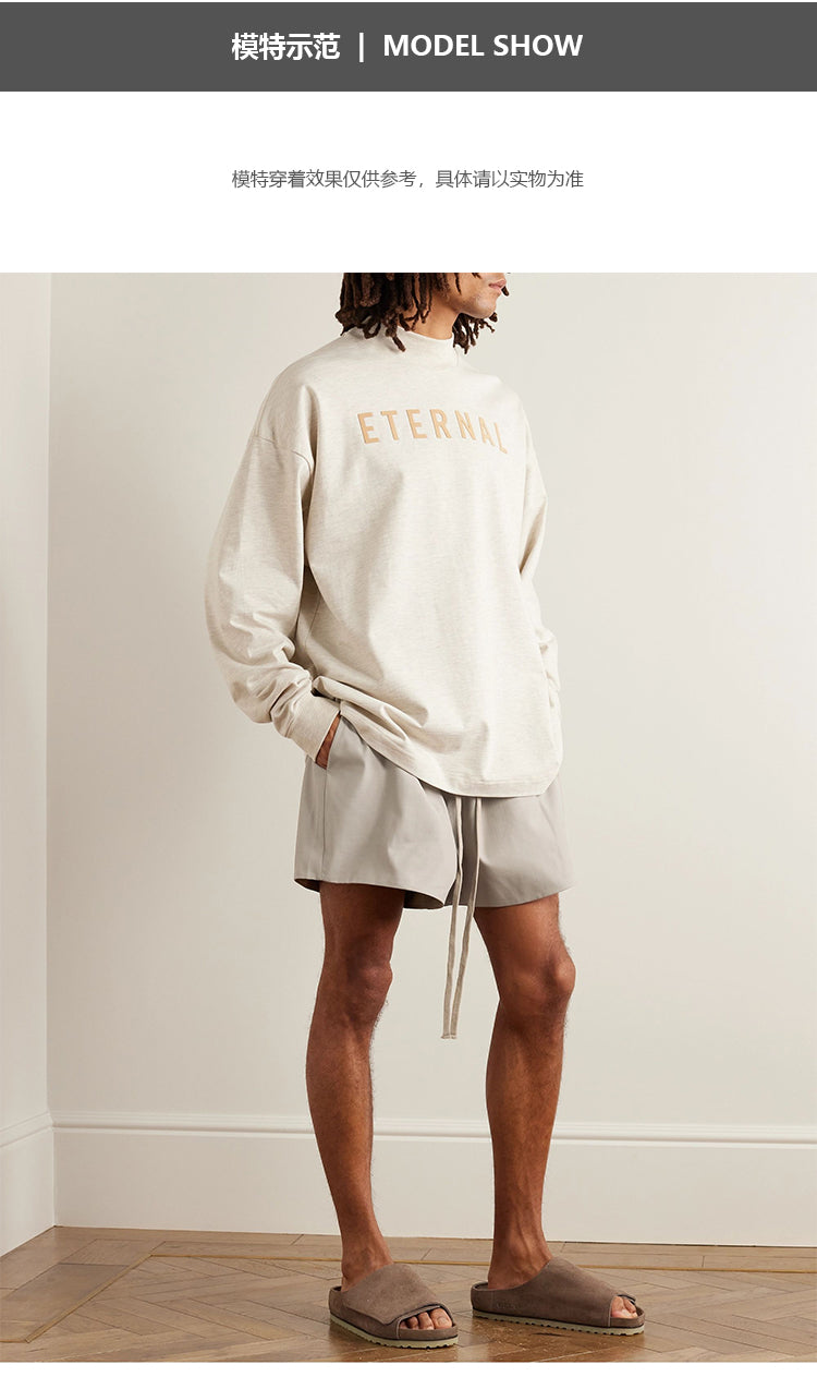 세나 /  FEAR OF GOD FOG 8 시즌 본선 ETERNAL 이터널 시리즈 루즈 후록킹프린트 긴소매