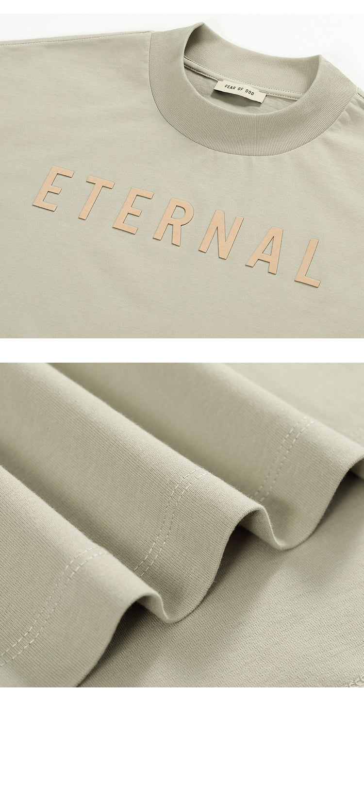 세나 /  FEAR OF GOD FOG 8 시즌 본선 ETERNAL 이터널 시리즈 루즈 후록킹프린트 긴소매