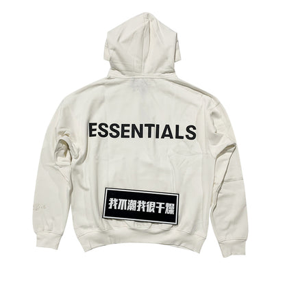 세나 /  FOG ESSENTIALS FEAR OF GOD 더블 라인 하이 스트리트 반사 문자 프린트 후드 스웨터