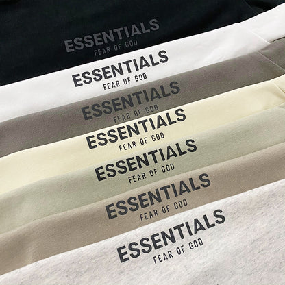 세나 / FOG ESSENTIALS FEAR OF GOD 더블 라인 하이 스트리트 캐주얼 3M 반사 반팔 폴로 셔츠