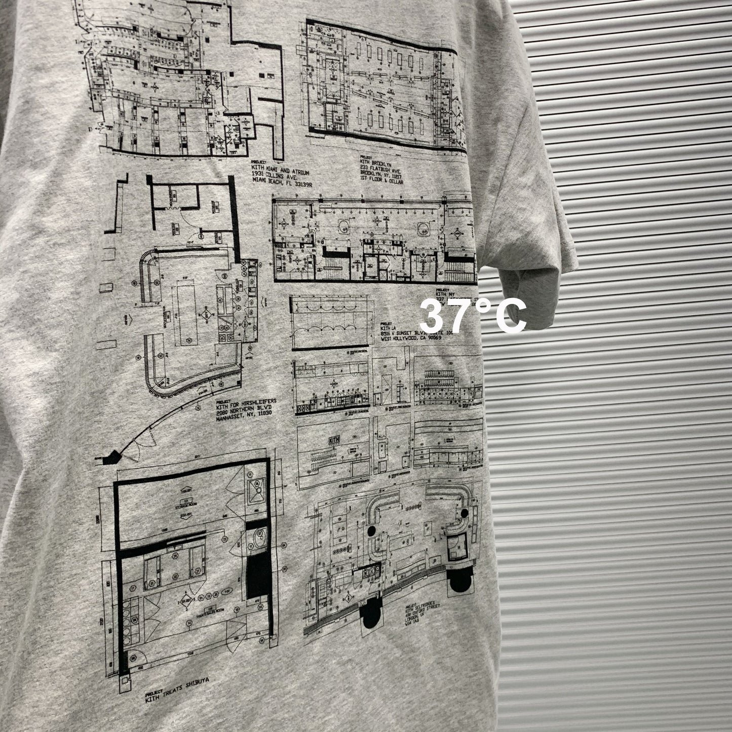 37도 / KITH TREATS ARCHITECT TEE