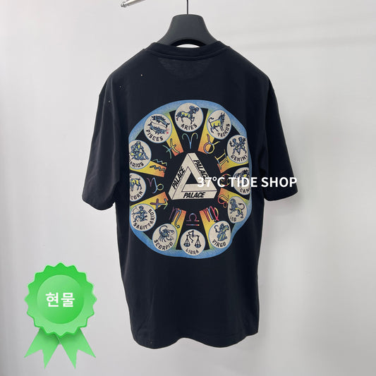 37도 / 팔라스 반팔티 , Black- P Zodigac T-Shirt