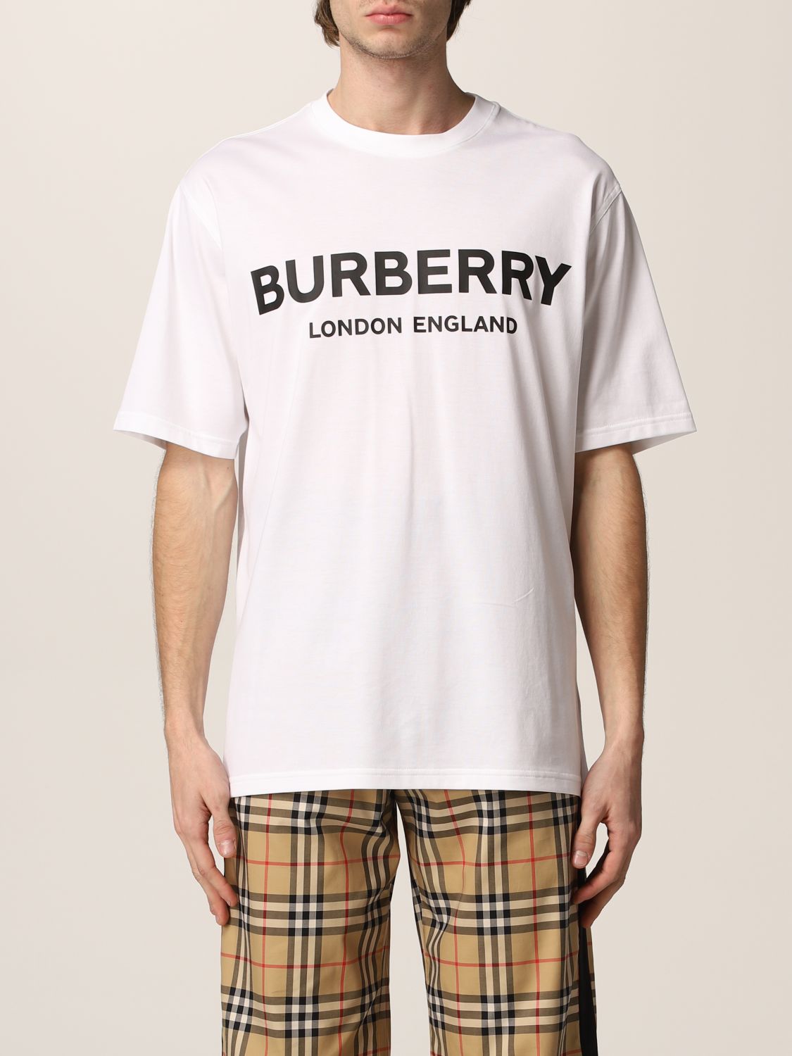 탑몽클x /  버버리 로고 티셔츠