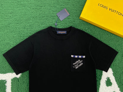 BVG / 루이비통 반팔티 , 코튼 반소매 크루넥 셔츠