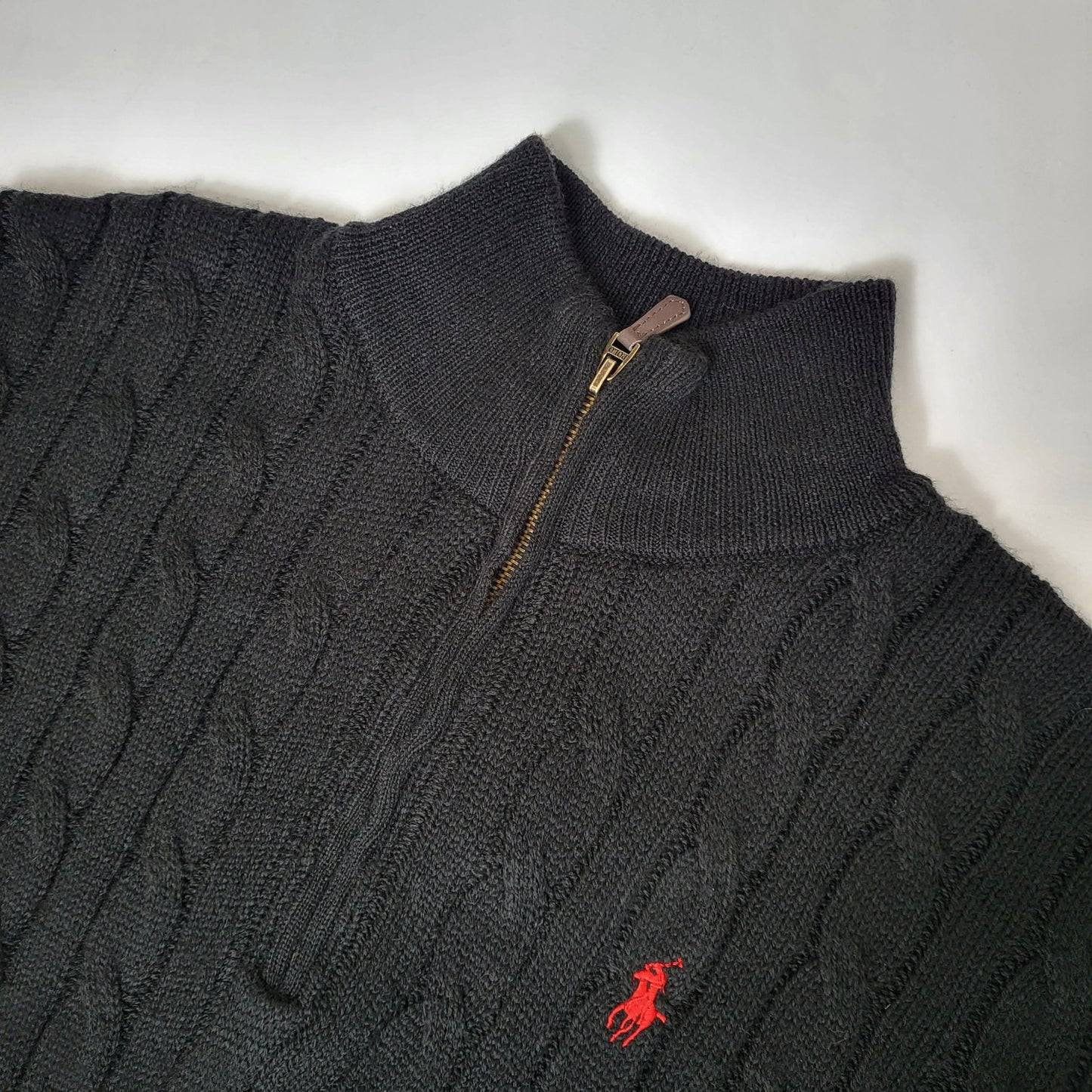 GTR / 폴로 반집업 니트 스웨터
