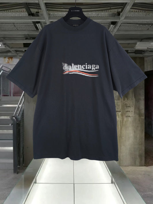 GTR / 발렌시아가 셔츠 , BLCG 24SS 원자화 콜라 티셔츠
