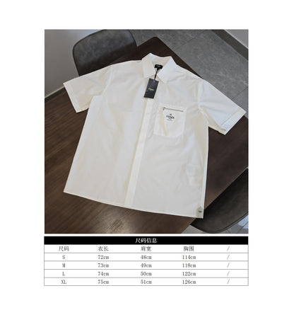 GTR / 펜디 셔츠 , FD 24SS 로고 코튼 셔츠