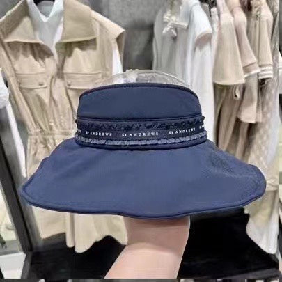 마이골프 / ST 여름 신작 여성용 할로우 탑 와이드 챙 모자