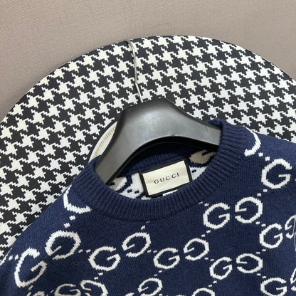 체인2호 / 구찌 더블 G 자카드 크루넥 스웨터