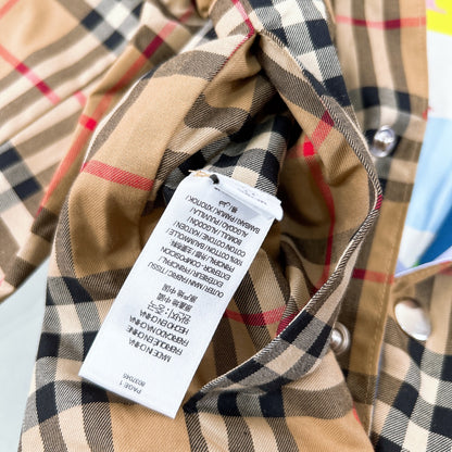 AA / 버버리 아동복 , 고화질 디지털 인쇄 양면 자켓